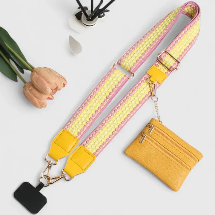 Delyora | Women’s Elegant Phone Holder with Crossbody Strap