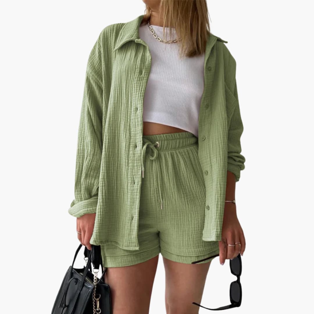 Rosalie | Women’s Casual Two Piece Set with Shorts