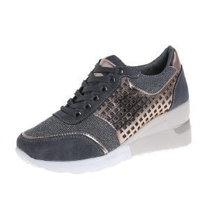 Lexi | Women’s Wedge Trainers with Perforated Detail
