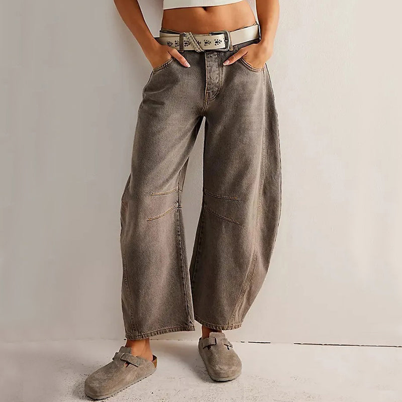 Sienna Barrett | Wide-Leg Straight Trousers For Women