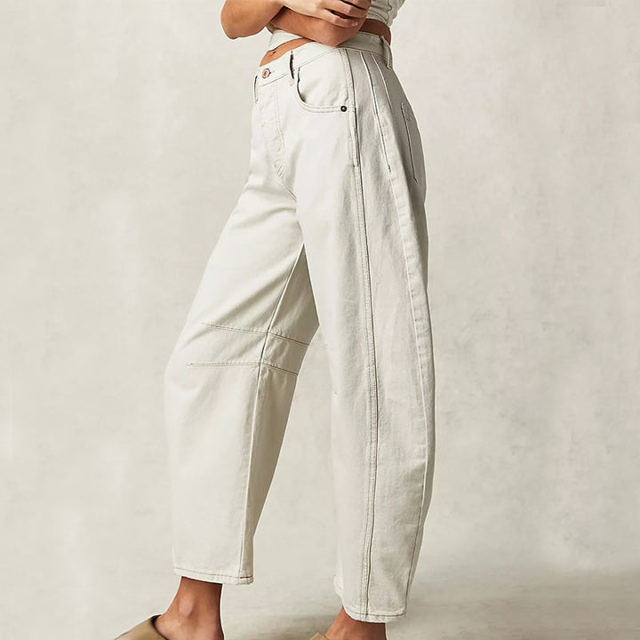 Sienna Barrett | Wide-Leg Straight Trousers For Women