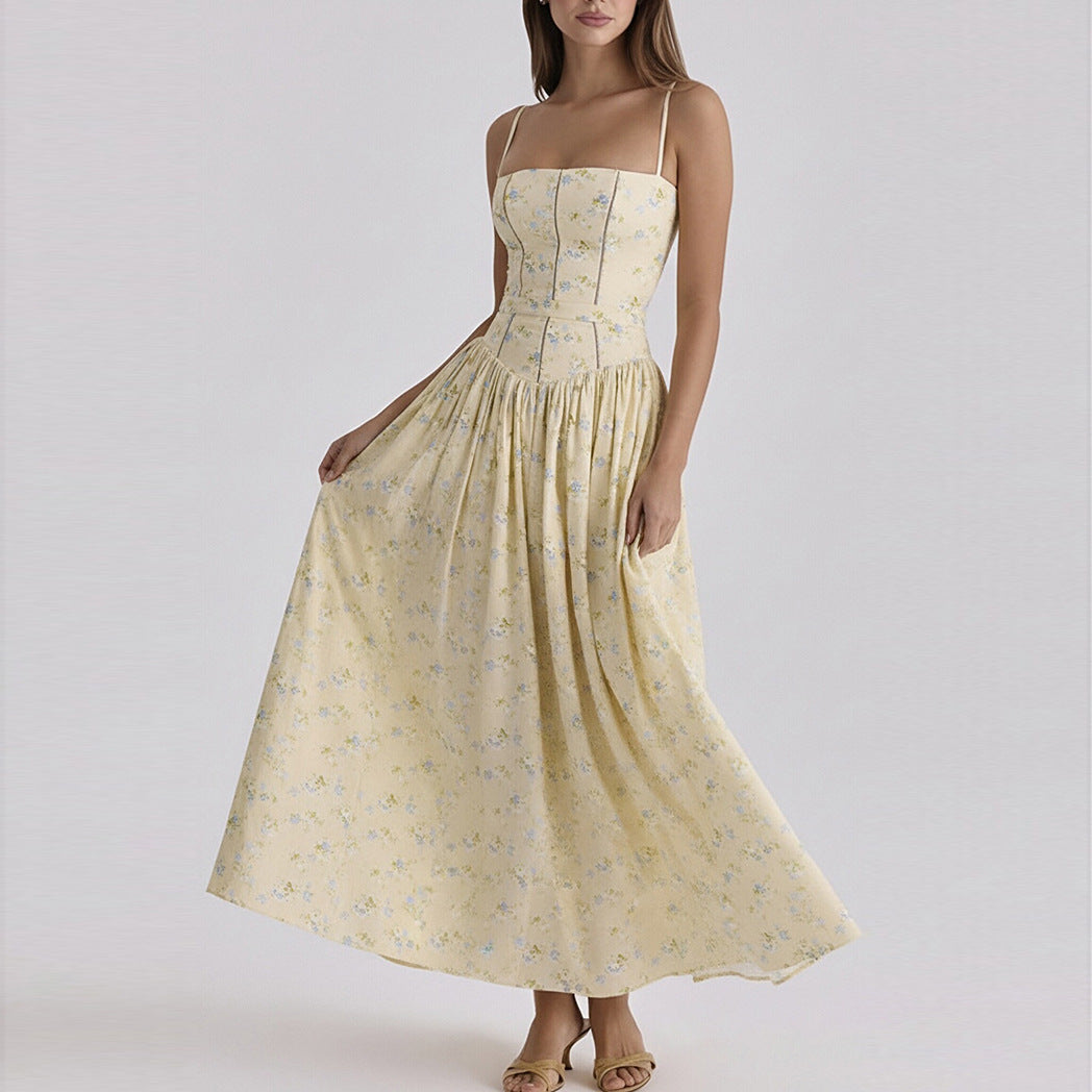 Phoebe Hughes | Floral Print Maxi Dress For Women