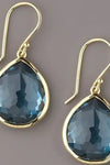 Retro Blue Drop Earrings