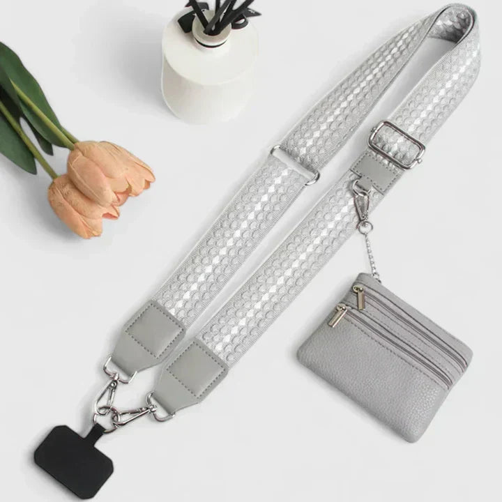 Delyora | Women’s Elegant Phone Holder with Crossbody Strap