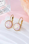 Retro Opalstein Gold Earrings