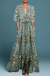 Amy™ | Elegant Maxi Dress with Floral Pattern