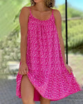 Tessa | Women’s Spaghetti Strap Cami Dress with Print