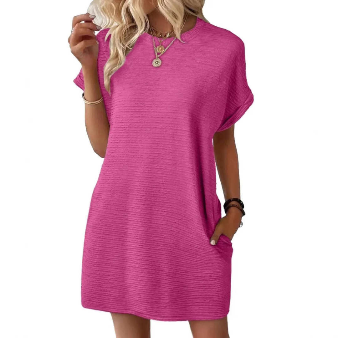 Tara | Women’s Oversized T-Shirt Dress with Pockets