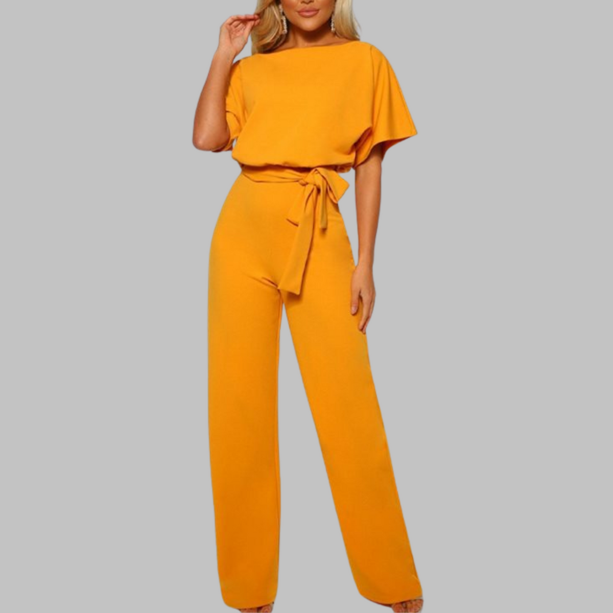 Stella | Women’s Batwing Sleeve Jumpsuit with Tie Waist