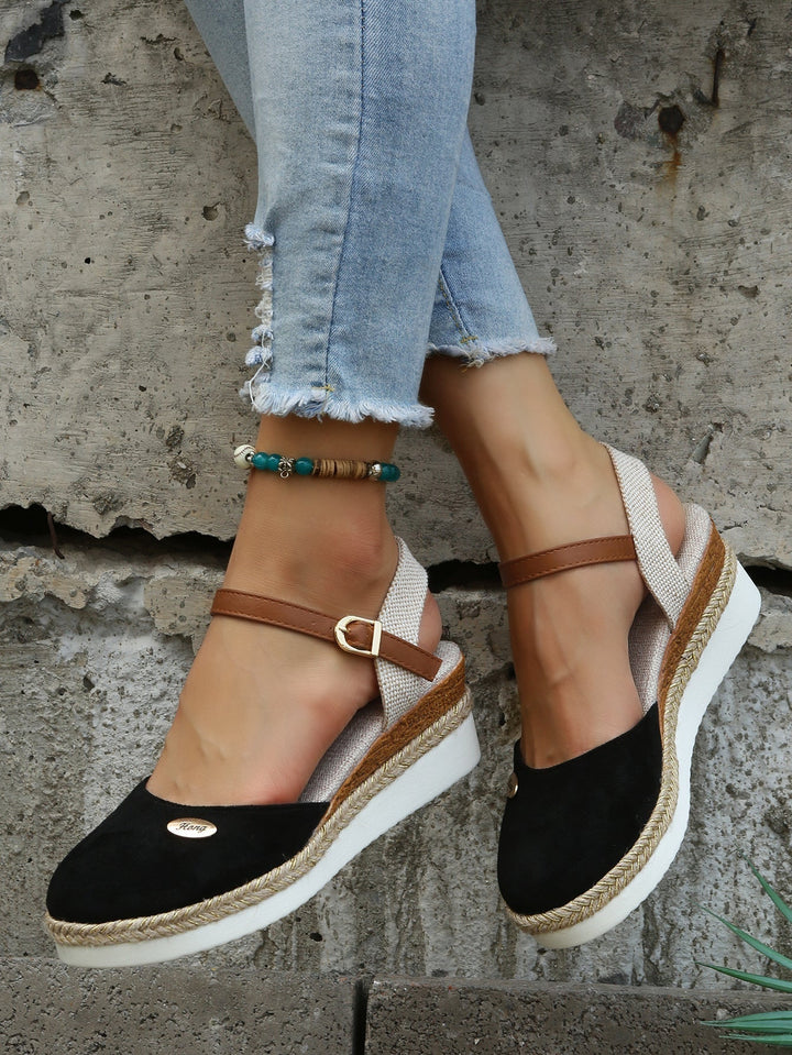 Valentina Rossi | Comfort Wedge Mary Jane Shoes For Women