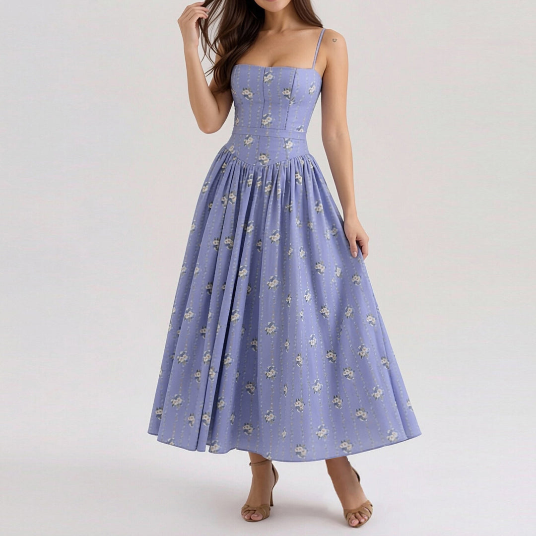 Phoebe Hughes | Floral Print Maxi Dress For Women