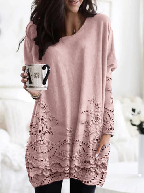 Alinta | Women’s Printed Cosy Sweater with Relaxed Fit