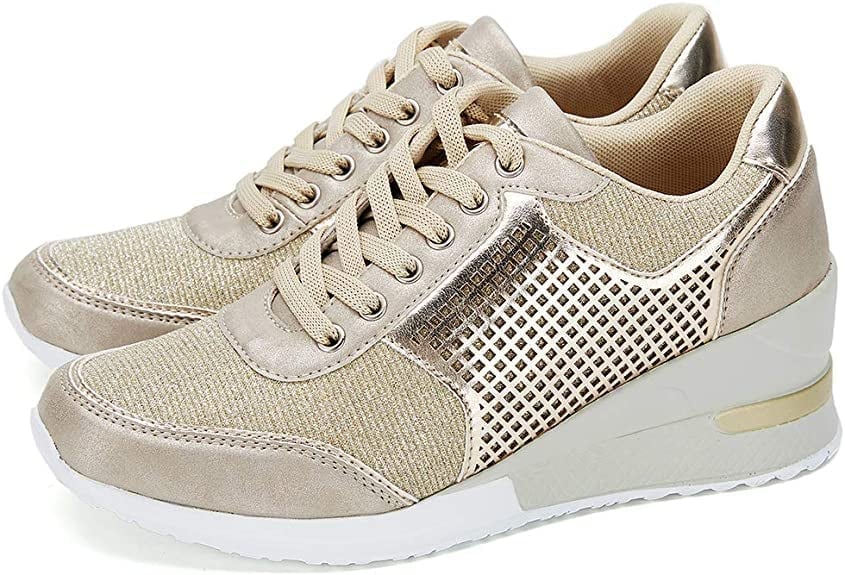 Lexi | Women’s Wedge Trainers with Perforated Detail