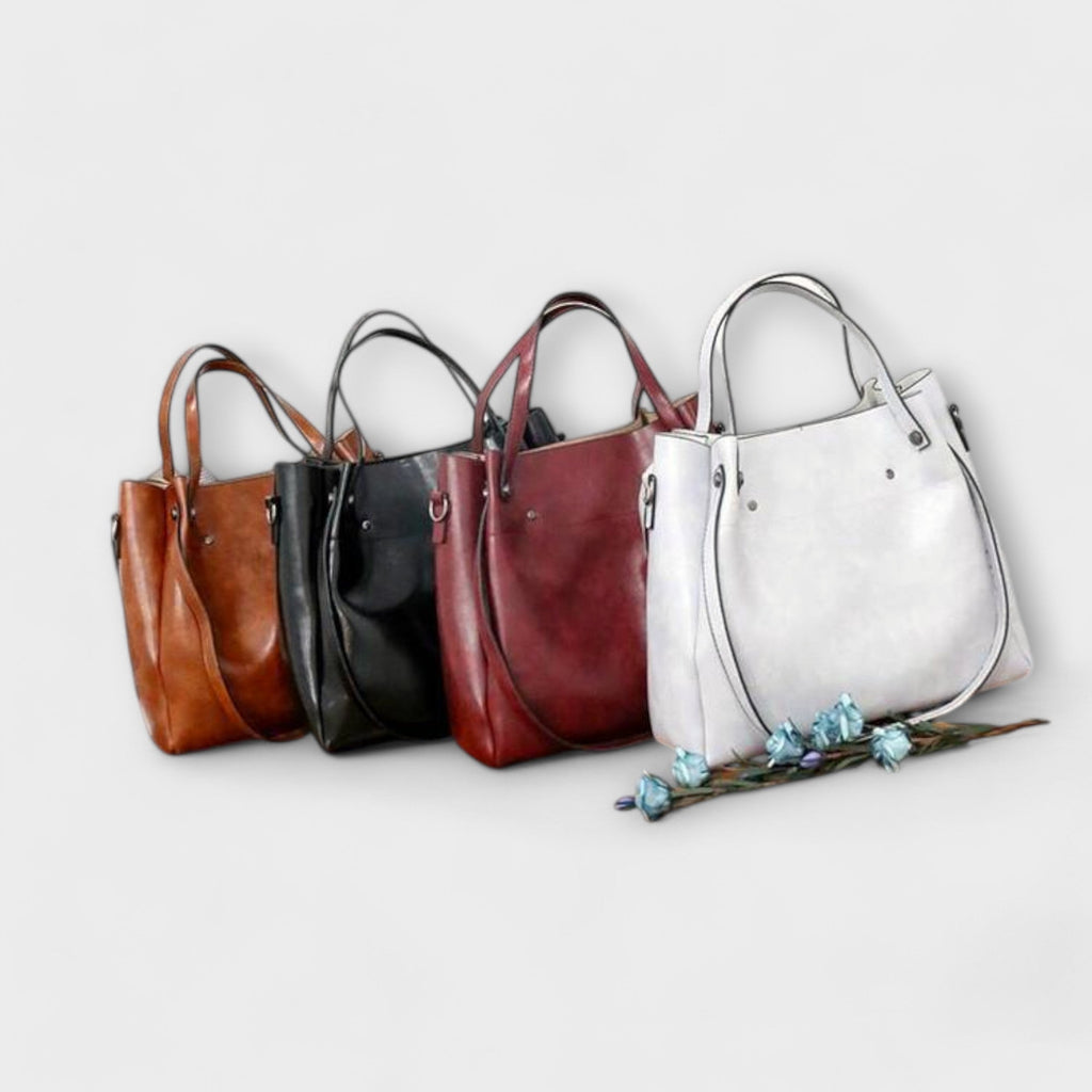 Olivia | Women’s 4-Piece Vintage Bag Set with Versatility