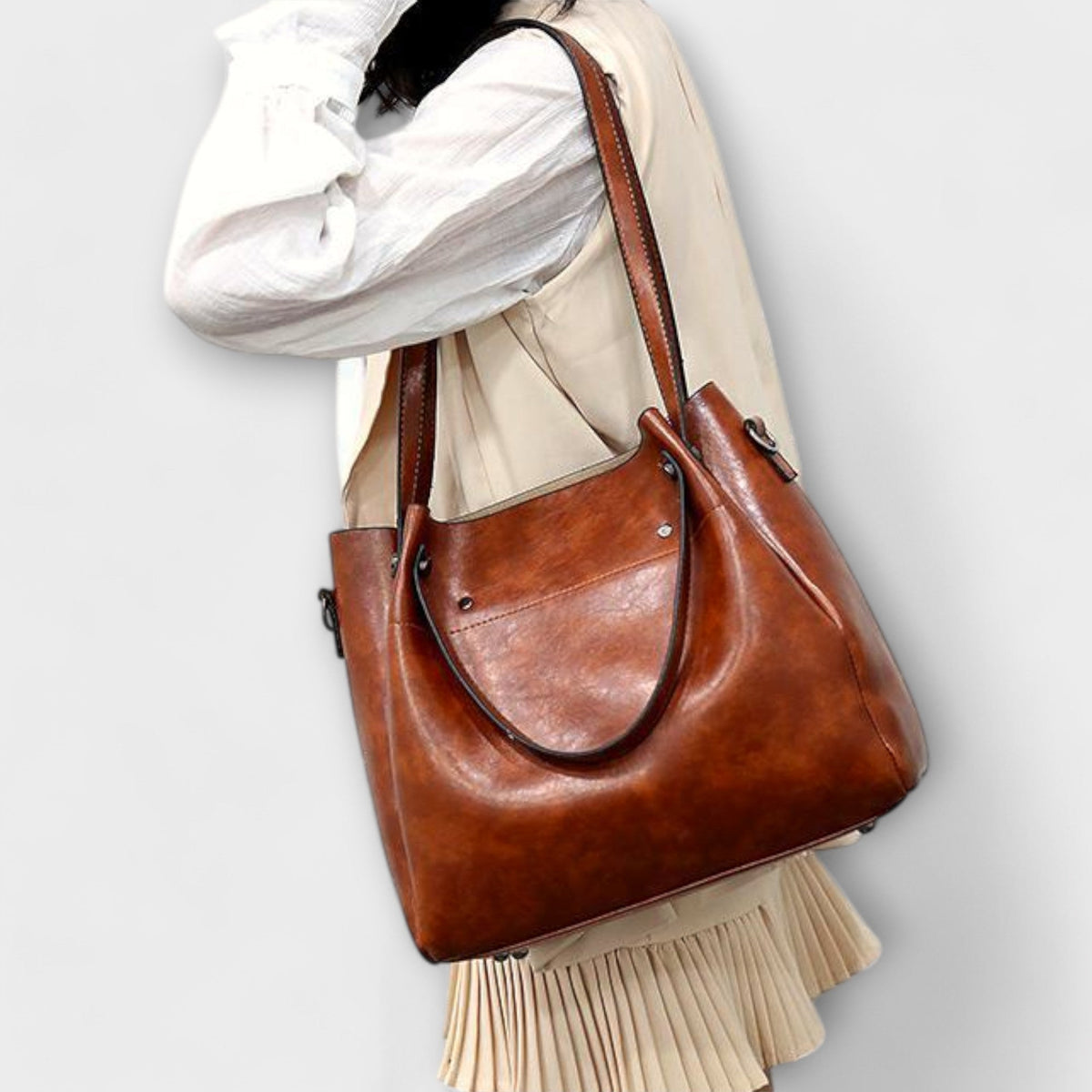 Olivia | Women’s 4-Piece Vintage Bag Set with Versatility
