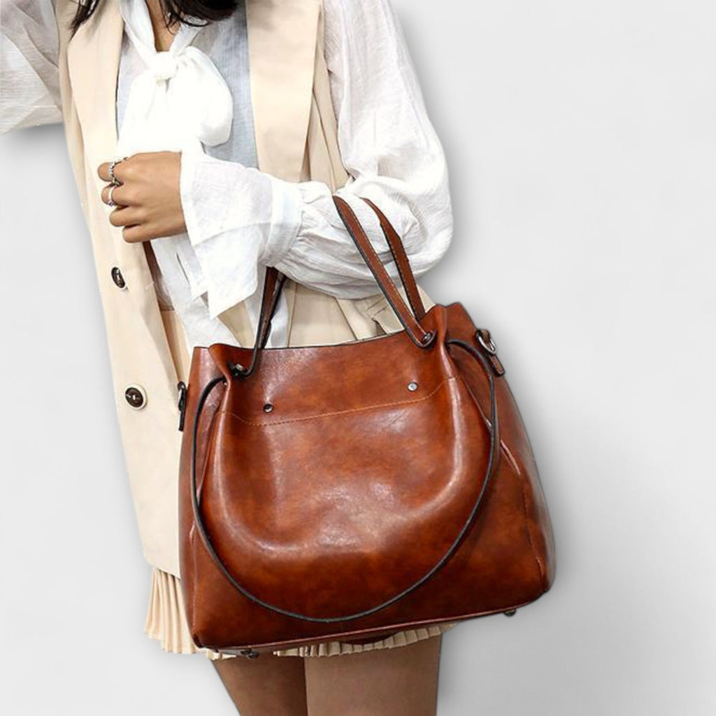 Olivia | Women’s 4-Piece Vintage Bag Set with Versatility