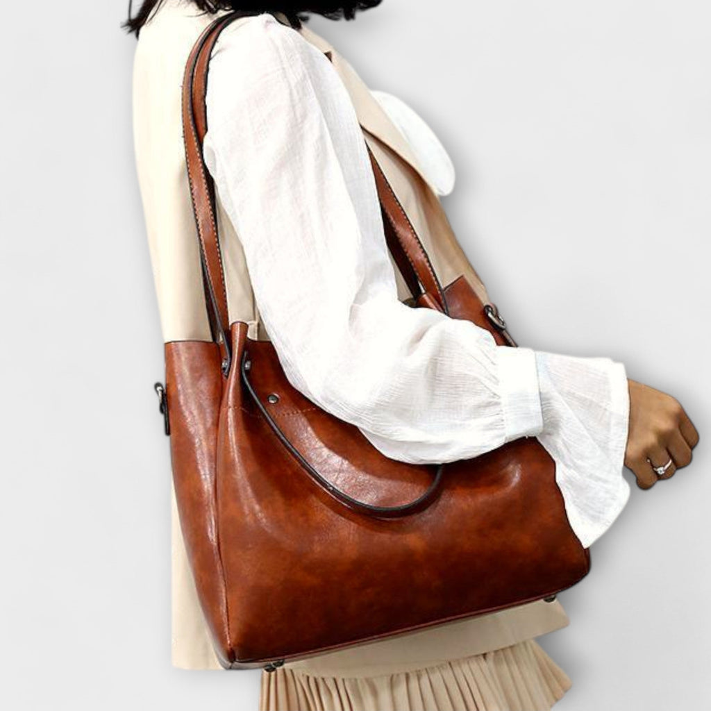 Olivia | Women’s 4-Piece Vintage Bag Set with Versatility