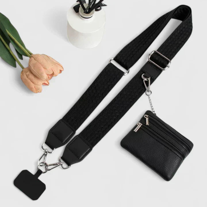 Delyora | Women’s Elegant Phone Holder with Crossbody Strap
