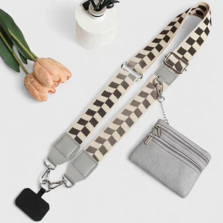 Delyora | Women’s Elegant Phone Holder with Crossbody Strap