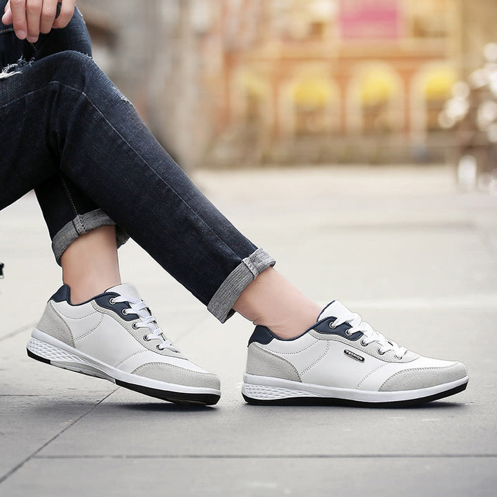 Harvey Dawson | Lace-Up Leather Sneakers For Men