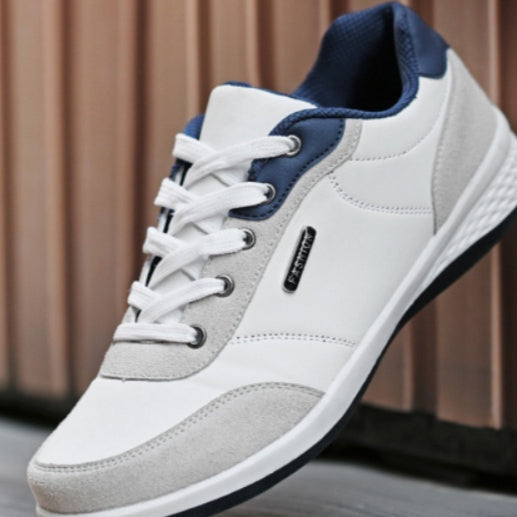 Harvey Dawson | Lace-Up Leather Sneakers For Men