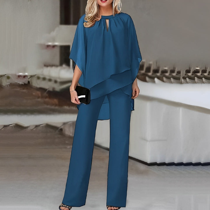 Giovanna Ricci | Elegant Layered Two-Piece Set For Women