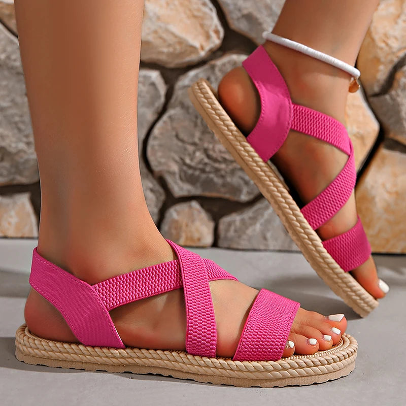 Zaha | Women’s Espadrille Sandals with Cushioned Sole