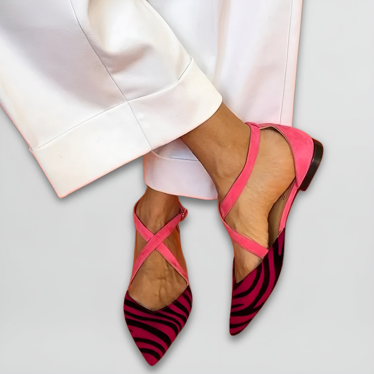 Fenna | Women’s Strap Ballet Flats with Cushioned Insole