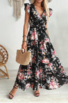 Lila™ | Floral Belted Swing Dress
