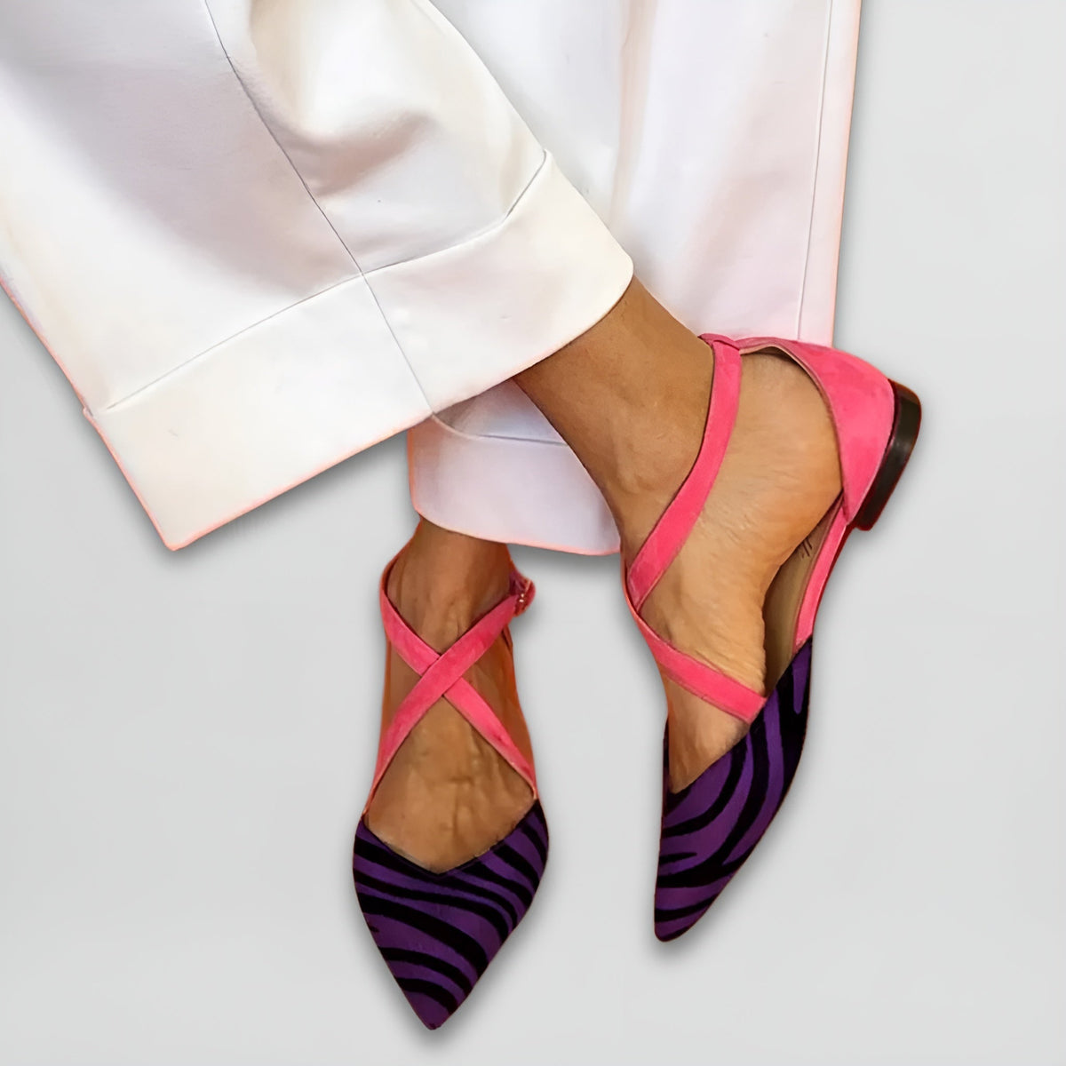 Fenna | Women’s Strap Ballet Flats with Cushioned Insole
