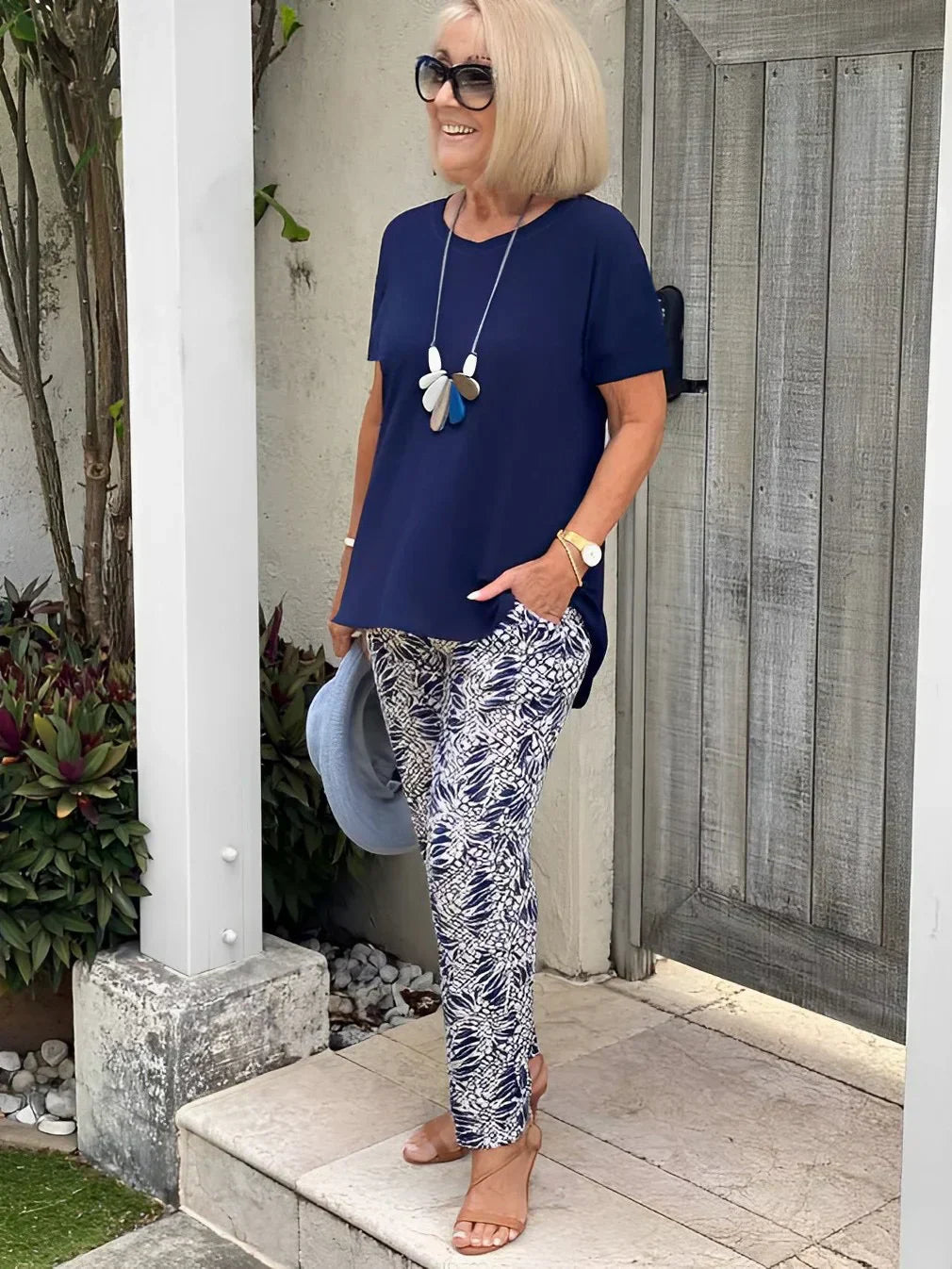 Helen | Women’s Coastal Set Two-Piece with Flowing Comfort