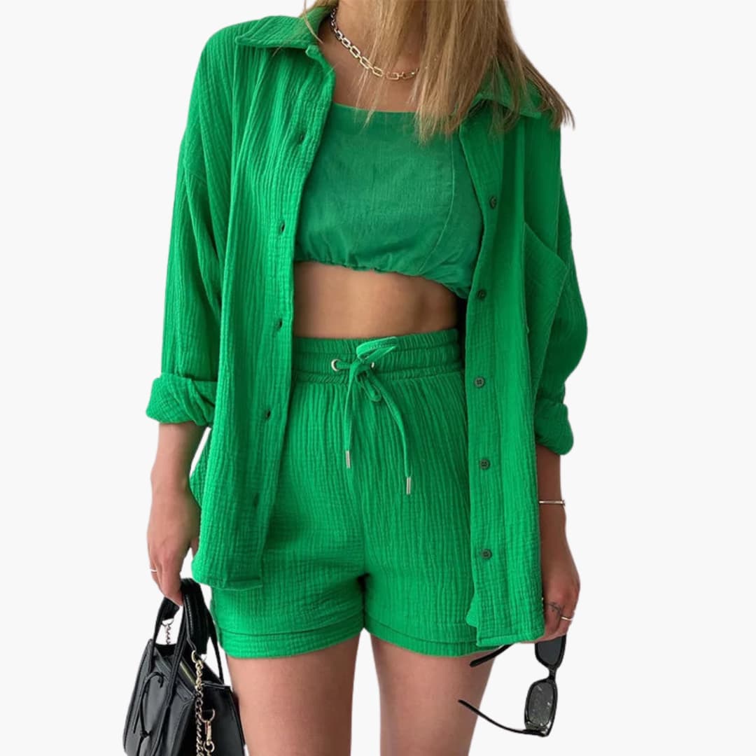 Rosalie | Women’s Casual Two Piece Set with Shorts