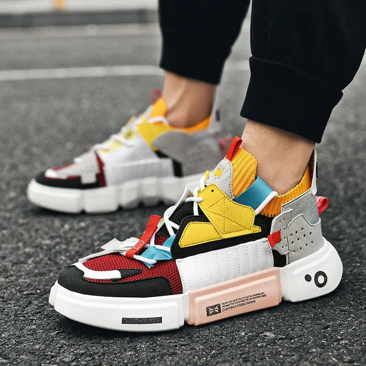Beau Kingsley | Chunky Mesh Sneakers For Men