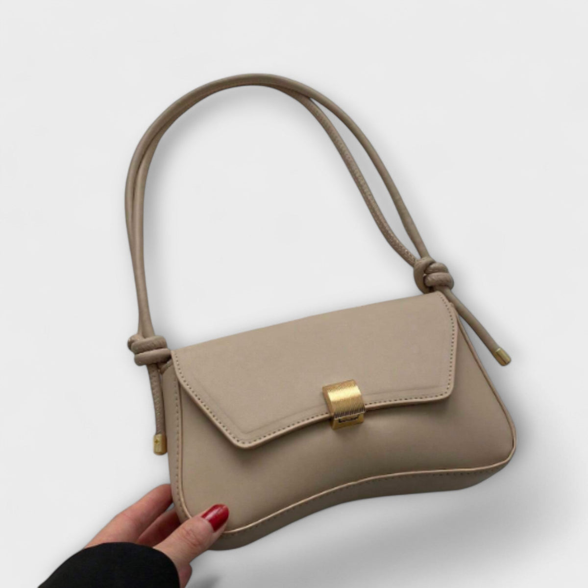 Elida | Women’s Shoulder Bag with Gold Hardware