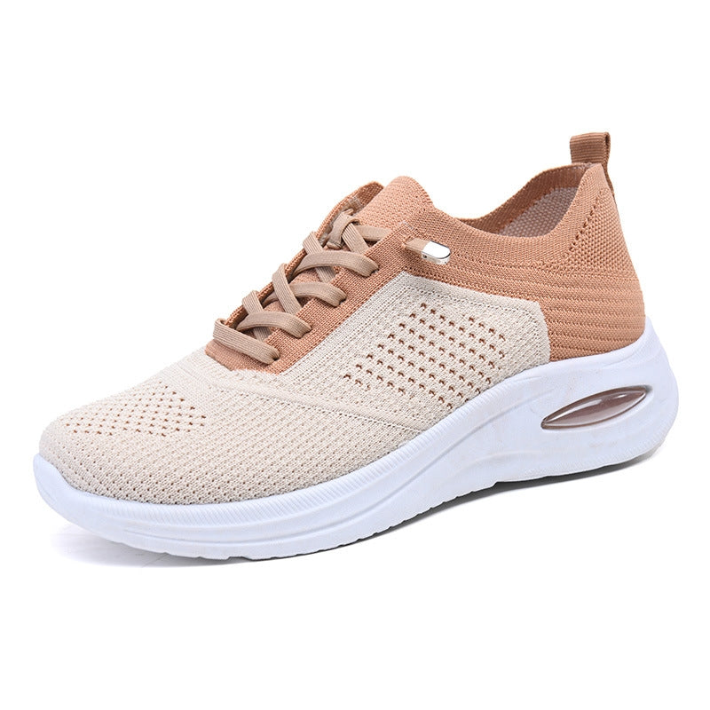 Velra | Women’s Mesh Slip-On Sneakers with Platform