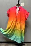 Oriana | Women’s Rainbow Dress with Effortless Elegance