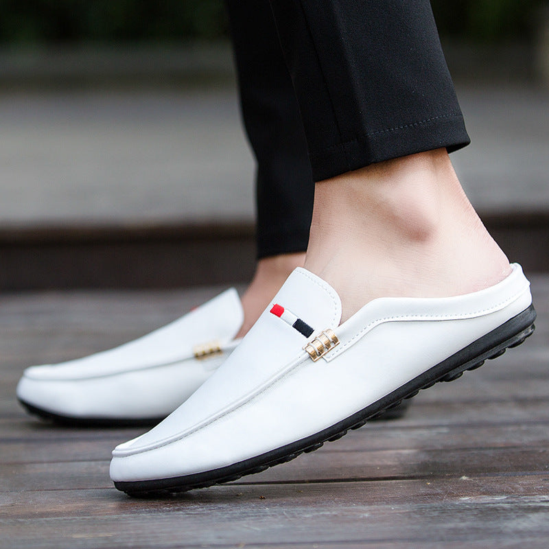 Reece Harding | Premium Leather Loafer Mules For Men
