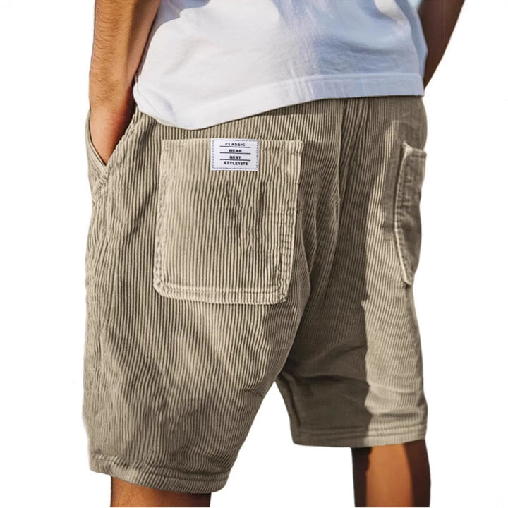 Callan Ridgeway | Corduroy Multi-Pocket Shorts For Men