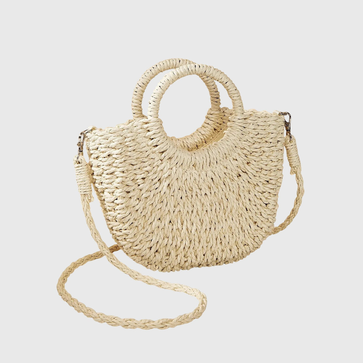 Amaya | Women’s Natural Handbag with Crossbody Strap