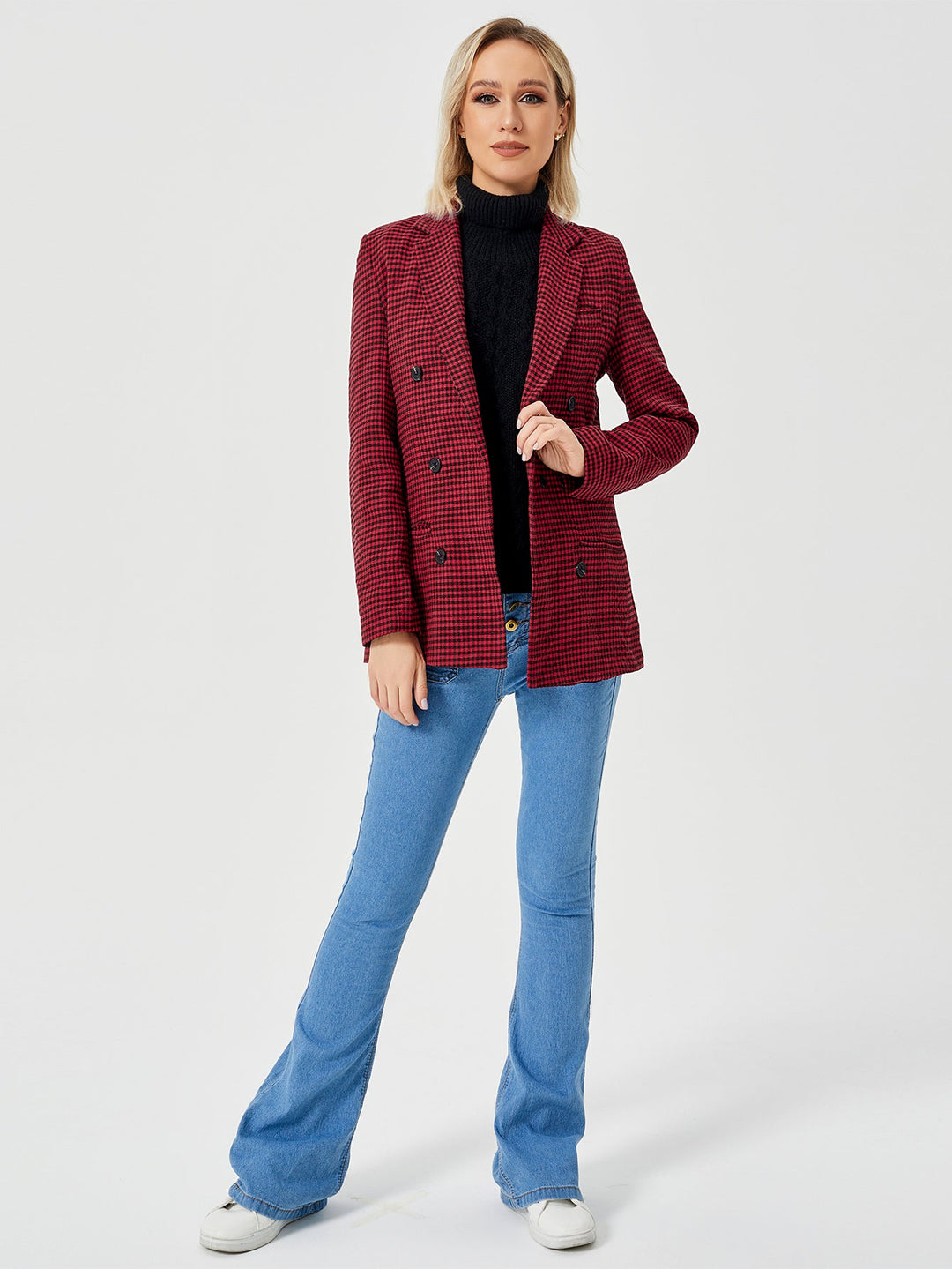 Clementine Ashford | Houndstooth Work Jacket For Women