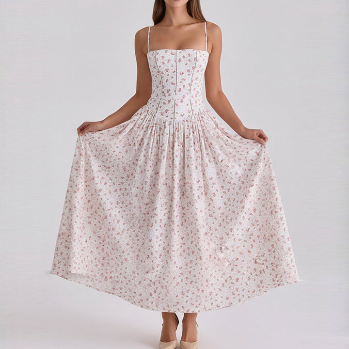Phoebe Hughes | Floral Print Maxi Dress For Women