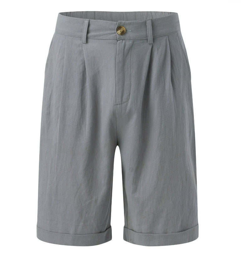 Corey Ashworth | Linen Blend Shorts For Men
