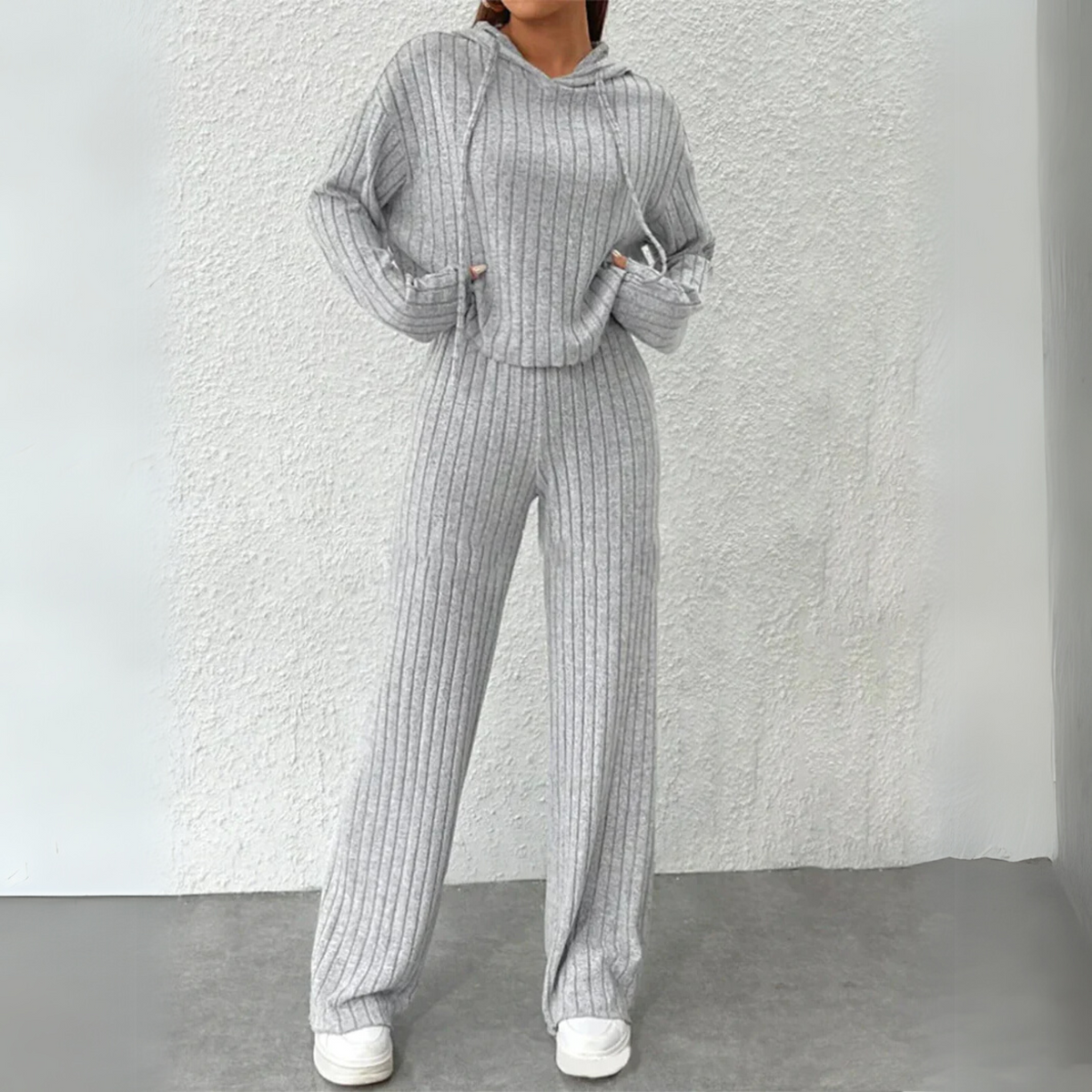 Maison Nuit | Women’s Cozy Hooded Sweat Set with Comfort