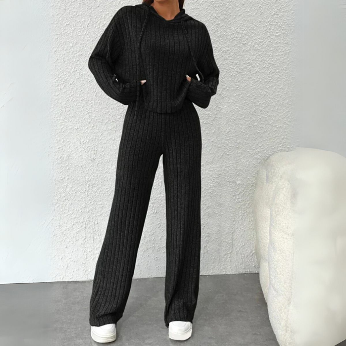 Maison Nuit | Women’s Cozy Hooded Sweat Set with Comfort