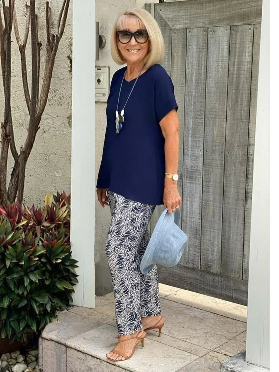 Helen | Women’s Coastal Set Two-Piece with Flowing Comfort
