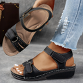 Georgina | Women’s Wedge Platform Sandals with Adjustable Strap