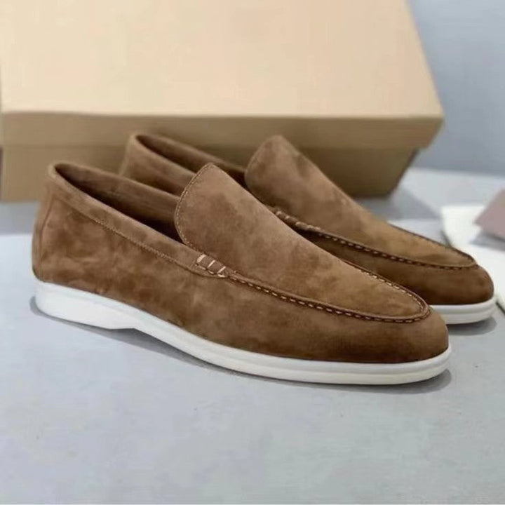 Isaac Rowley | Suede Loafers For Men