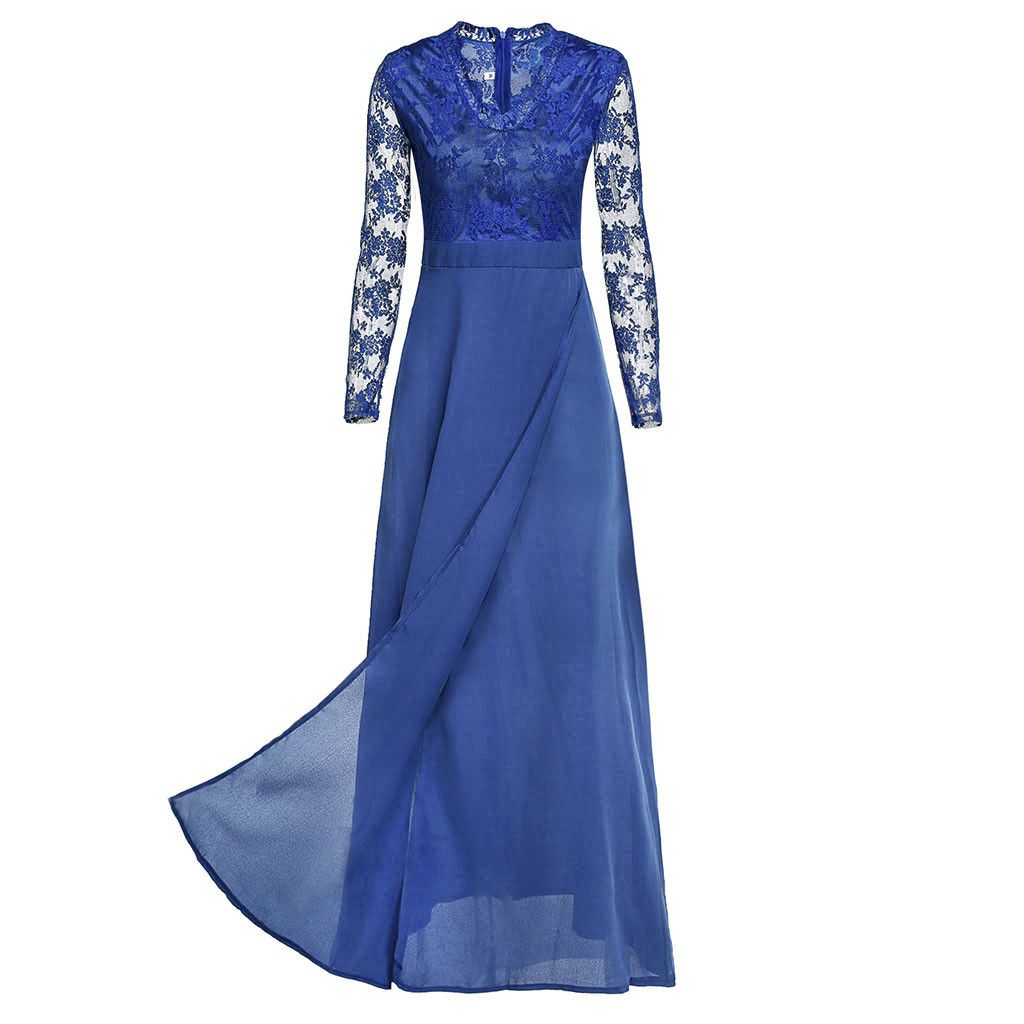 Amelia Clarke | Elegant Lace Maxi Dress For Women