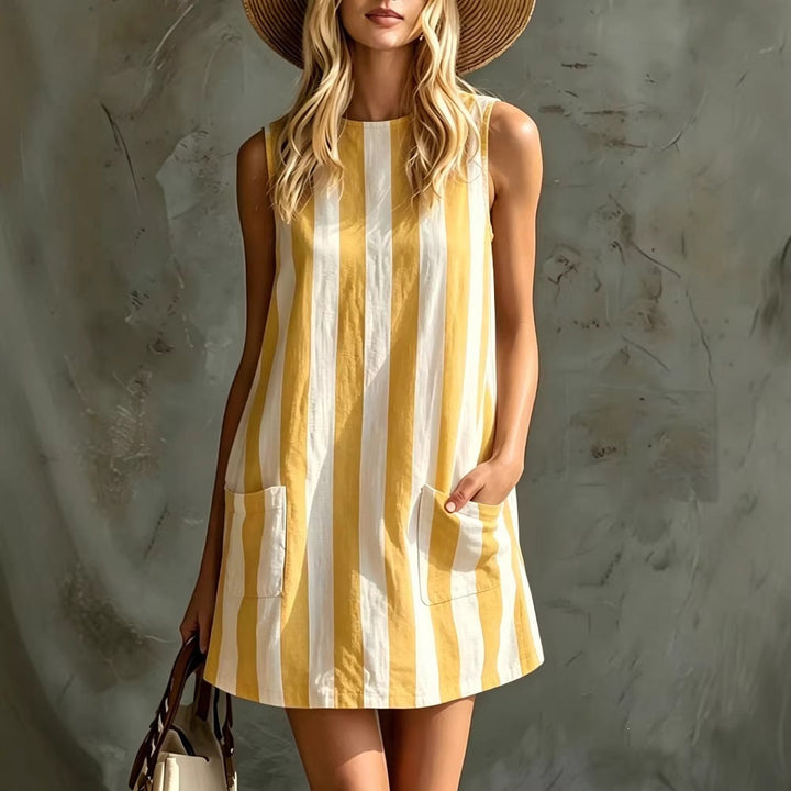 Chloe Anderson | Striped Summer Dress For Women