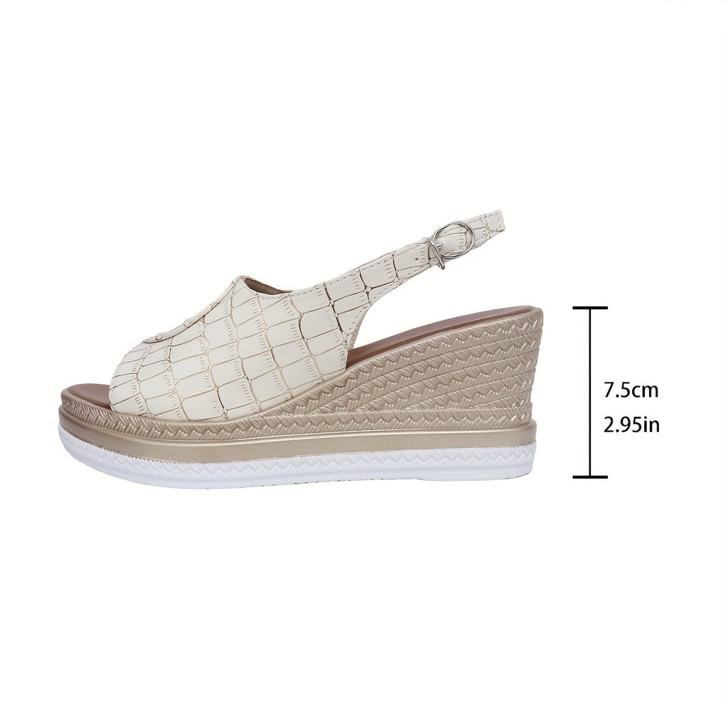 Marbella | Women’s Wedge Sandals with Cushioned Insole